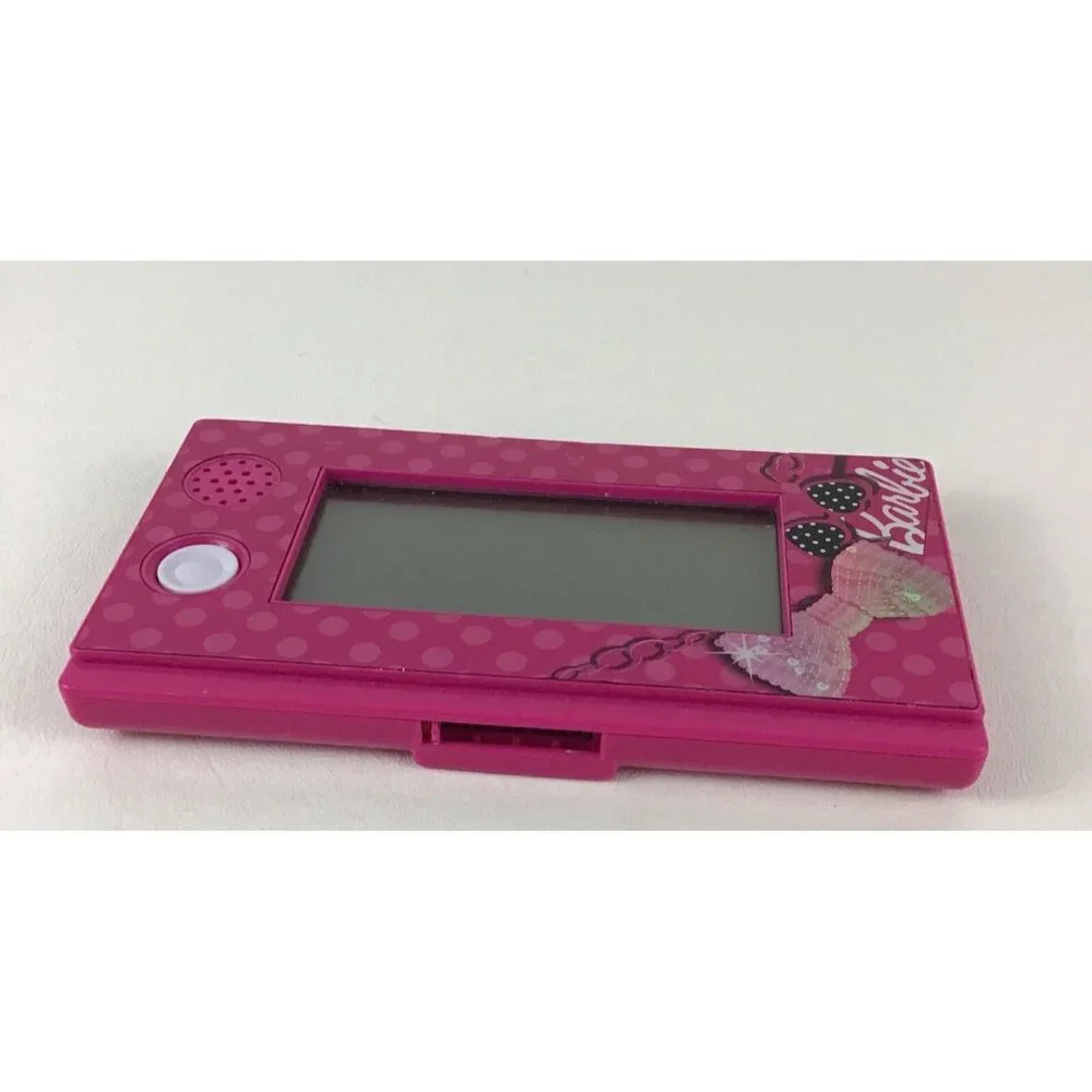 Barbie Handheld Game Educational Toy Matching Alphabet Pink Oregon Scientific